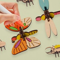 DIY 곤충 해양동물 만들기 키트 어린이 초등 집콕놀이 취미 키트 수업 재료 공예 선물 방과후 가정보육 돌봄 선생님 미술놀이 교육, 해양생물만들기 6종 세트-1