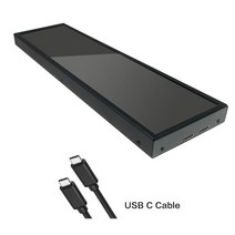 터치스크린모니터 노트북보조모니터 usb 유형 c 8.8 인치 울트라 와이드 스트레치 바, usb-c 모니터