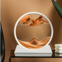 모래멍 모래시계 액자 집들이 선물, 블랙