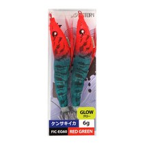 [픽토리] 켄사키이카 에기 (한치 쭈꾸미 갑오징어 문어 슷테 ) 루어, 핫레드