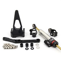 Yamaha MT-09 오토바이 액세서리 스티어링 댐퍼 2014 2013-2019, 02 Black Set