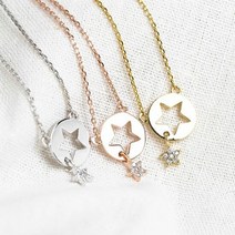 (폭스타일)(실버) 벨르 에뜨왈 목걸이