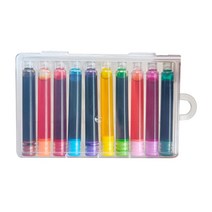 벼루 먹 서예용품 1 팩 10 조각 유니버설 리필 펜 부드러운 잉크 3.4mm 보어 직경, 01 like pic