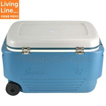 Kitchen SAVLE 바퀴형 캐리어 아이스박스 차량용 대형 쿨러 대용량 아이스 쿨러 55L, ♡바퀴형아이스박스(55L)♡, [ 1개 ]