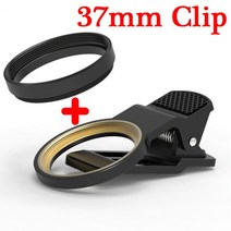 KnightX-클립 프리즘 37mm 52mm 55mm 58mm 전문 카메라 매크로 렌즈 CPL 스타 가변 ND 필터 모든 스마트폰 휴대폰, 37mm Clip_55mm, 01 37mm Clip_05 55mm
