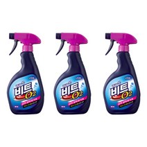 [NATURI] O2 얼룩제거제 500ml 3개입 스프레이세탁 주방 액체 전용 세제 세정 제 대용량 클리너 N T : 245A4B+1562, NATURE COUPANG& 1