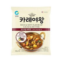 청정원 간편식 청정원 카레여왕 부드러운 버터맛 108g 집밥 도시락 식자재 캠핑 별미, 22개