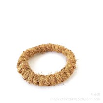 매트 실크 껍질 그릇 라운드 가정용 단열 논슬립 로프 링 식기, [01]  실크 매트