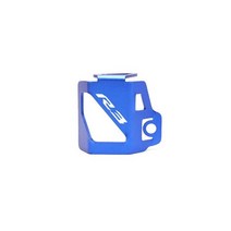 YAMAHA YZFR3 YZF R1 YZFR6 yzf r25 R3 R6 R25 오토바이 CNC 후방 브레이크 유체 저수지 가드 커버 보호대, R3 Blue