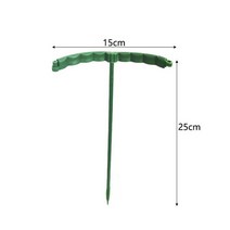 과수받침대 고추지주대 화분 화초 나무 과수 지지대 좋은 강도와 ​​똑똑한 구조의 플라스틱 식물 지원 파일 스탠드 분리 가능 겹침 보관 용이 유용한 정원 도구, m 15x25cm x 6