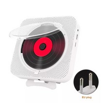 벽걸이 cd 플레이어 시디 휴대용 무선 USB 멀티미디어 원격 제어 블루투스 CD TF, 유럽 ​​연합