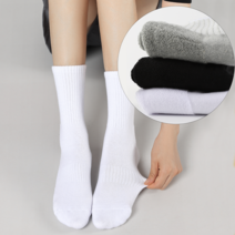 에멜강스 남성 여성 장목 두꺼운 쿠션 스포츠양말 5켤레 세트 땀흡수 마라톤 러닝 운동 헬스, 06 여성 블랙 5켤레, SS03 쿠션 장목