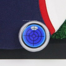 골프모자클립 수평기 플라스틱 소재 볼마크 골프부품용품 5색옵션 내마모성, 블루