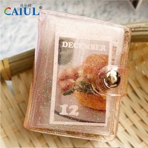 폴라로이드 1인치 2인치 DIY 포토북 영화관람권 수납 엽서사진편, 2 인치 핑크 반짝이