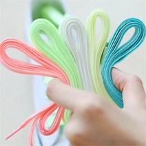 야광 신발끈 클럽 파티 인싸 소품 운동화 형광 물질 밤빛 반사 스니커즈 클립 무매듭 조던 패션 간편 슬립온 버클 고정핀 부품 레이스 러닝화 조깅화 워킹화 트레이닝(엘로우)