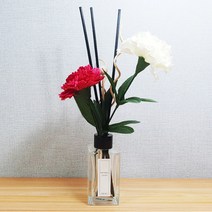 롱사각 카네이션 아크릴 선물세트 마미하우스, 01_블랙체리 향_쇼핑백 추가