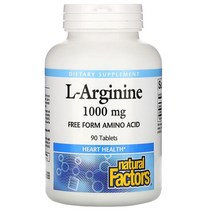 내추럴 팩터스 L-아르기닌 1000mg 90정
