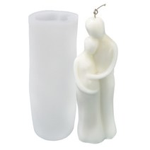 초록 아트 인체 실리콘 캔들 곰팡이 diy 홈 향기 된 양초 만들기, 3