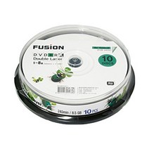 퓨전 8배속 8.5GB DVD + R DL 케이크박스 포장 공DVD 10p