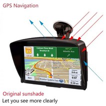 자동차 트럭 액세서리 용 7 인치 gps 네비게이션 256M + 8GB 용량 성 터치 2022 업데이트 유럽 북미 맵, 8G 256M Capacitve_Australia