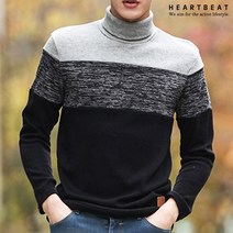 하트비트 터틀 페이쥬 슬림핏 긴팔티셔츠 커플 폴라티 목티 단체복 남자 여자 남여공용 커플티 빅사이즈 단체티