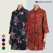 [마운틴가이드] 봄여름 여성복 국내산 골프 냉감 남방 쿨 롱브라우스 PGW-T212-234