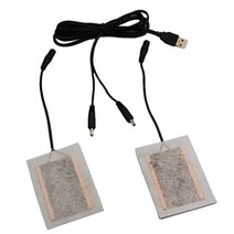 usb 열선 장갑 보온 캠핑 등산 오토바이 배달 스키 5v 가열 시트 가열식 복합 섬유 패드 전기 따뜻한 겨울 패드 팔 따뜻한 사이클링 따뜻하고 매력적