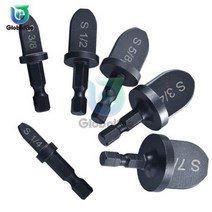동관확관기 동파이프확관기 수도배관자재 6pcs 16 진수 샹크 제국 튜브 파이프 확장기 지원 에어컨 컨디셔닝 스웨이 징 로타리 도구 세트 7/8 3/4 5/8 1/2 1/4