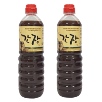 콩마실 조선간장 국간장(1리터) 국산콩 재래식 집간장, 2개, 1L