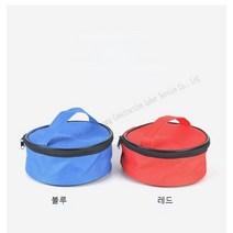 캠핑식기 접이식 휴대용 식기세트 2p, 레드와블루