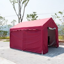 프리폼 고급형 튼튼한 대형 쉘터천막 3X4 천막 풀세트, ST프레임+지붕+민자4면 3X4 국방