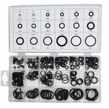 고무오링 가스켓 오일링 패킹 바킹 225P세트, 블랙