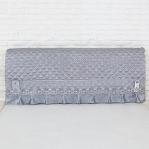 유럽식 두꺼운 침대 헤드 커버 탄성 올 인클루시브 헤드보드 머리 등 보호 레이스 장식 먼지, 07 Style 7_01 120 x 65 cm