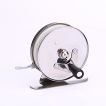 제이즈 낚시 릴 경량 휴대용 얼음 미니 폴 라인 낚싯대 새우 금속 강철, 한개옵션0