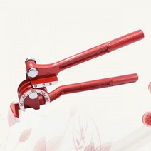 절곡기 스텐판 철판절곡 프레스 180 도 에어컨 구리 튜브 알루미늄 3 슬롯 수동 벤딩 머신 (빨간색), 01 Red