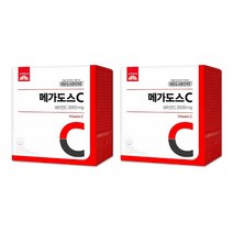고려은단 메가도스C 3000 3g 100포 x 2박스, 100포 x 2개-3g, 3g x 100포