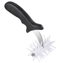 피자 쿠키 베이킹 도구 DIY 반죽 롤러 과자 파이 바늘 바퀴 커터 빵 구멍 펀치, 1개