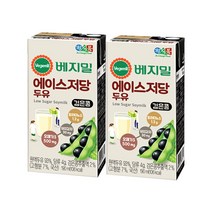 베지밀 에이스 저당두유 4박스 천천히 흡수되는 당 건강두유