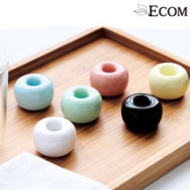 ECOM 스텐드 세라믹 도자기 칫솔꽂이, 2p, 블루