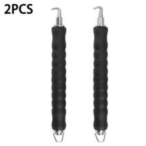 2pc 반자동 철근 와이어 트위스터 스틸 타이 후크 건설 사이트 매듭 플라이어 울타리 권선 도구, 02 2pcs black