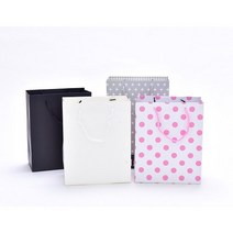 [가람팩] 펄 쇼핑백 다양한 사이즈 및 색상 50장/100장, 펄 7호 핑크 100장