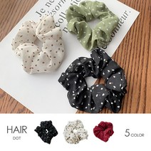 kirakirashop 도트 곱창 헤어 머리 끈 AHB1652