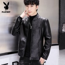 남성 슬림핏 노카라 가죽 자켓 빅사이즈 따뜻한 기모 안감 라이더 점퍼 20대 30대