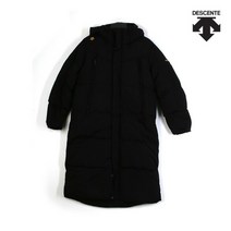 데상트패딩 XQC SM323BDJ91-BLK 남녀공용 프로메이드 캐논 구스 롱다운 _