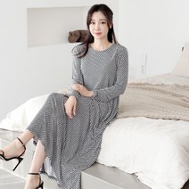 세이스타일 몬드 긴팔 박스 A롱 원피스