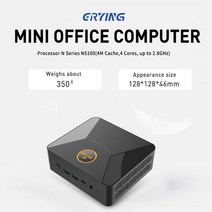 미니 PC 컴퓨터 ERYING 11 세대 N5100 DDR4 8GB 128GB 256GB SSD NVME 윈도우 C타입 밍 데스크탑, 07=SilverN51008GB128G_EU