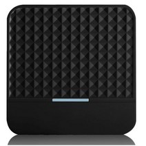 RingBell 무선 야외 초인종 FORECUM 방수 LED AC 90260V EU US UK 플러그 300M 원격 52 링 4 볼륨 도어 차임, only receiver black, 미국