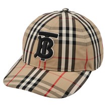 [버버리 잡화] [BURBERRY] 버버리 모노그램 빈티지 체크 코튼 야구모자 803850