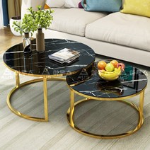 아우스 LK 거실탁자 소파탁자 소파테이블 티테이블 강화유리테이블 원형탁자 발코니 북유럽가구, 대형 모델1