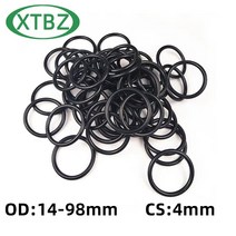 고무오링 패킹 실리콘 오링 고무링 O-링 CS 4mm OD14-98mm NBR 고무 오일 씰 자동차 가스켓, 15 28mm x 4mm 20pcs_01 4 mm